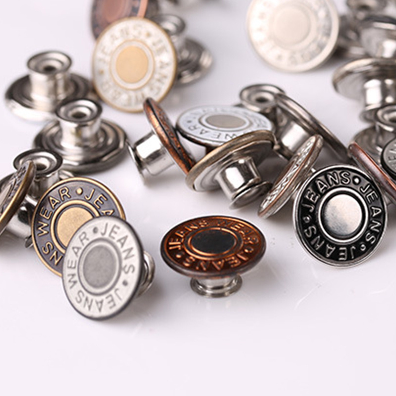 Customized Detachable Metal Jeans Button Pants Fashion Clothing Accessories Jacket Decoration Customized Buttons