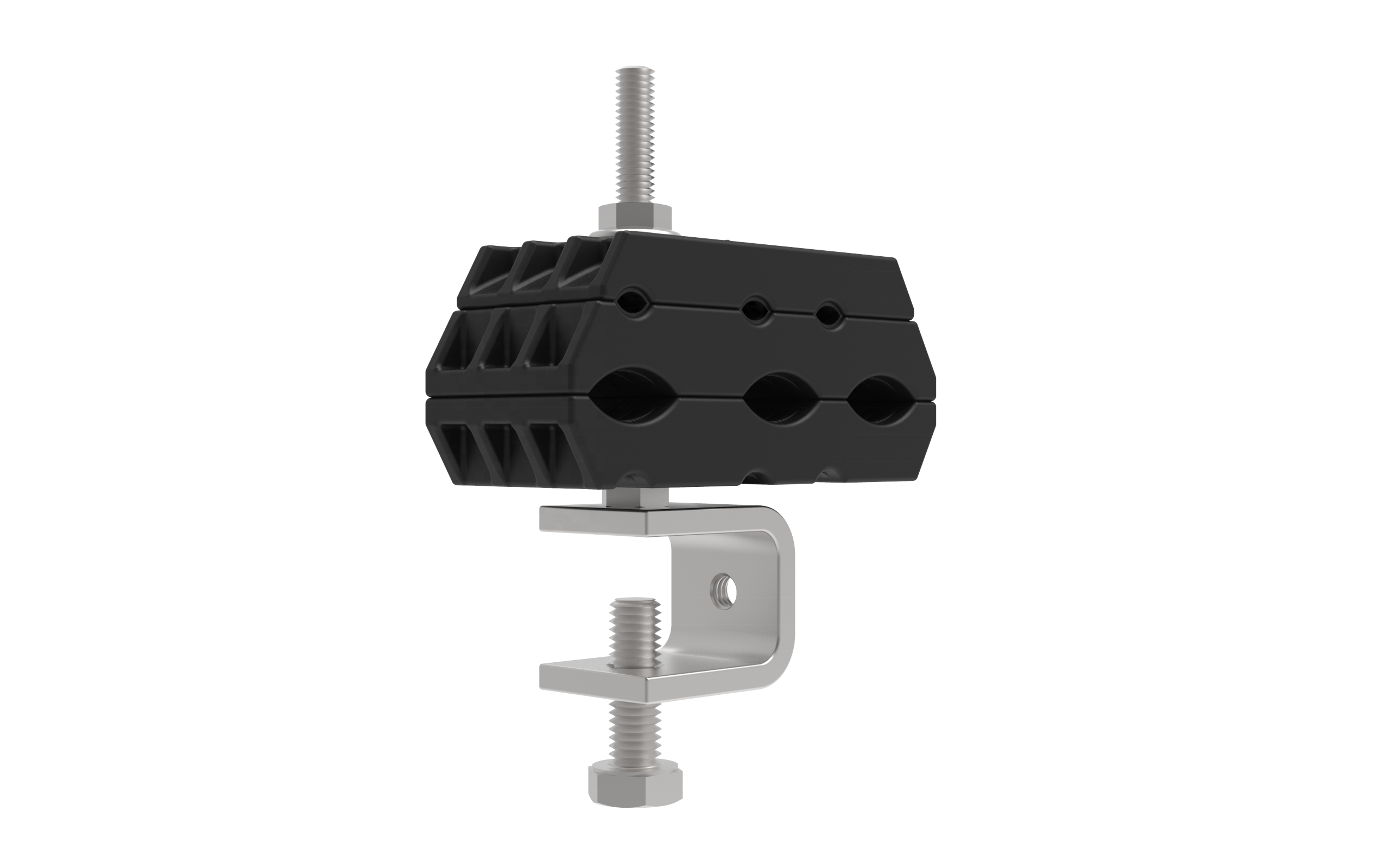 Anti-Corrosion Universal Power Cable Clamp and Fiber Clamp on Telecom Site Easy-to-Fit with Diameters 4.5mm-23mm