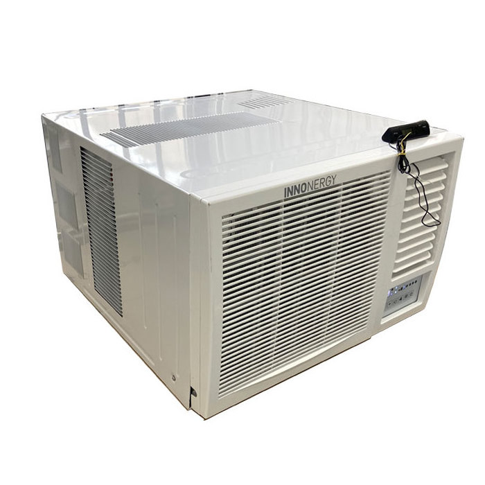 Solar window air conditioner dc inverter 110V-230V 2 ton window room air conditioner solar powered window air conditioner