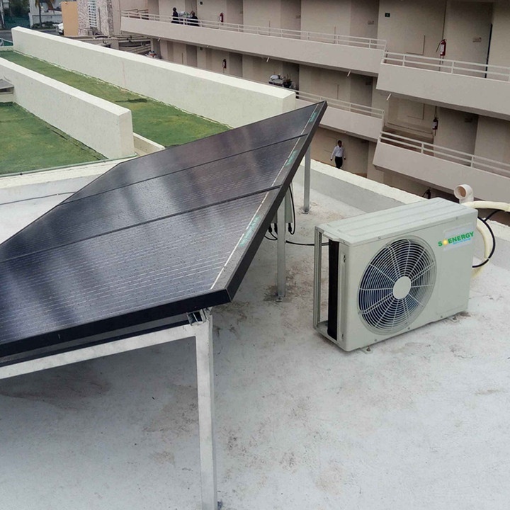 18000btu Solar Air Conditioner Best Price  Direct Solar Powered Air Conditioner AC/DC Renewable Energy Air Conditioning System