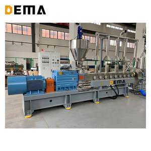 Twin Screw PP Wood Plastic Composite Extruding Pelletizing WPC Extruder Machine Price