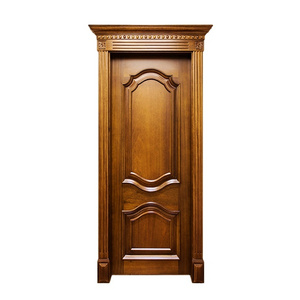 Latest Design Wooden Front Double Door Main Door Wood Carving Simple Teak Wood Door Designs