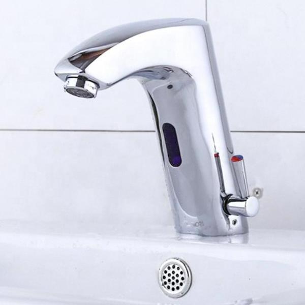 Modern Design Hot Cold Water Mixer Lavatory Faucet Bathroom Touchless Sensor Automatic Faucet