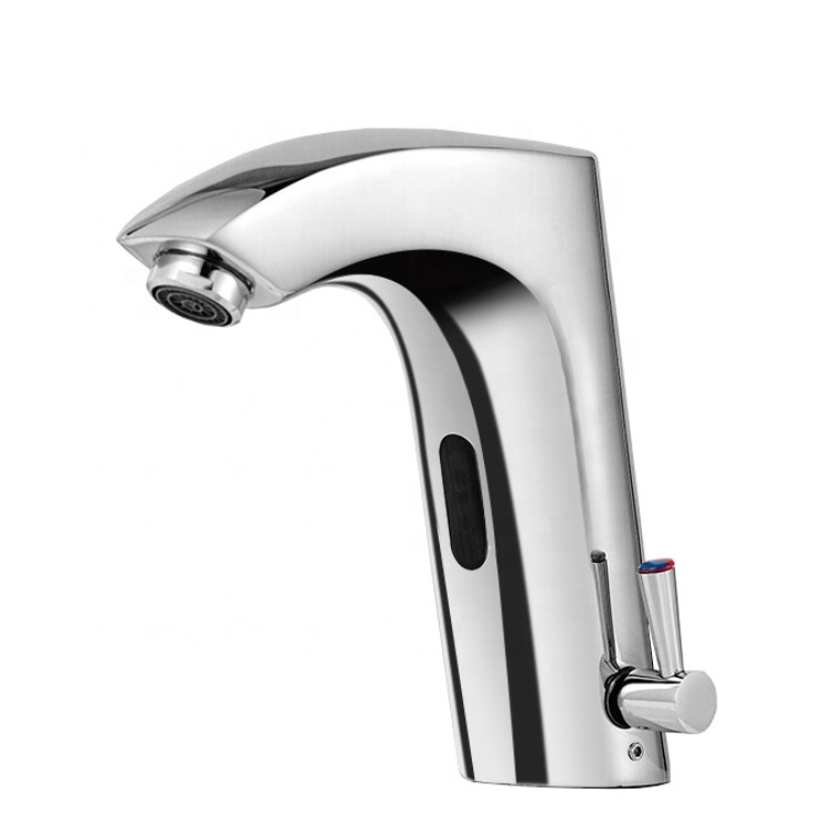 Modern Design Hot Cold Water Mixer Lavatory Faucet Bathroom Touchless Sensor Automatic Faucet