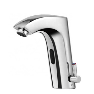 Modern Design Hot Cold Water Mixer Lavatory Faucet Bathroom Touchless Sensor Automatic Faucet