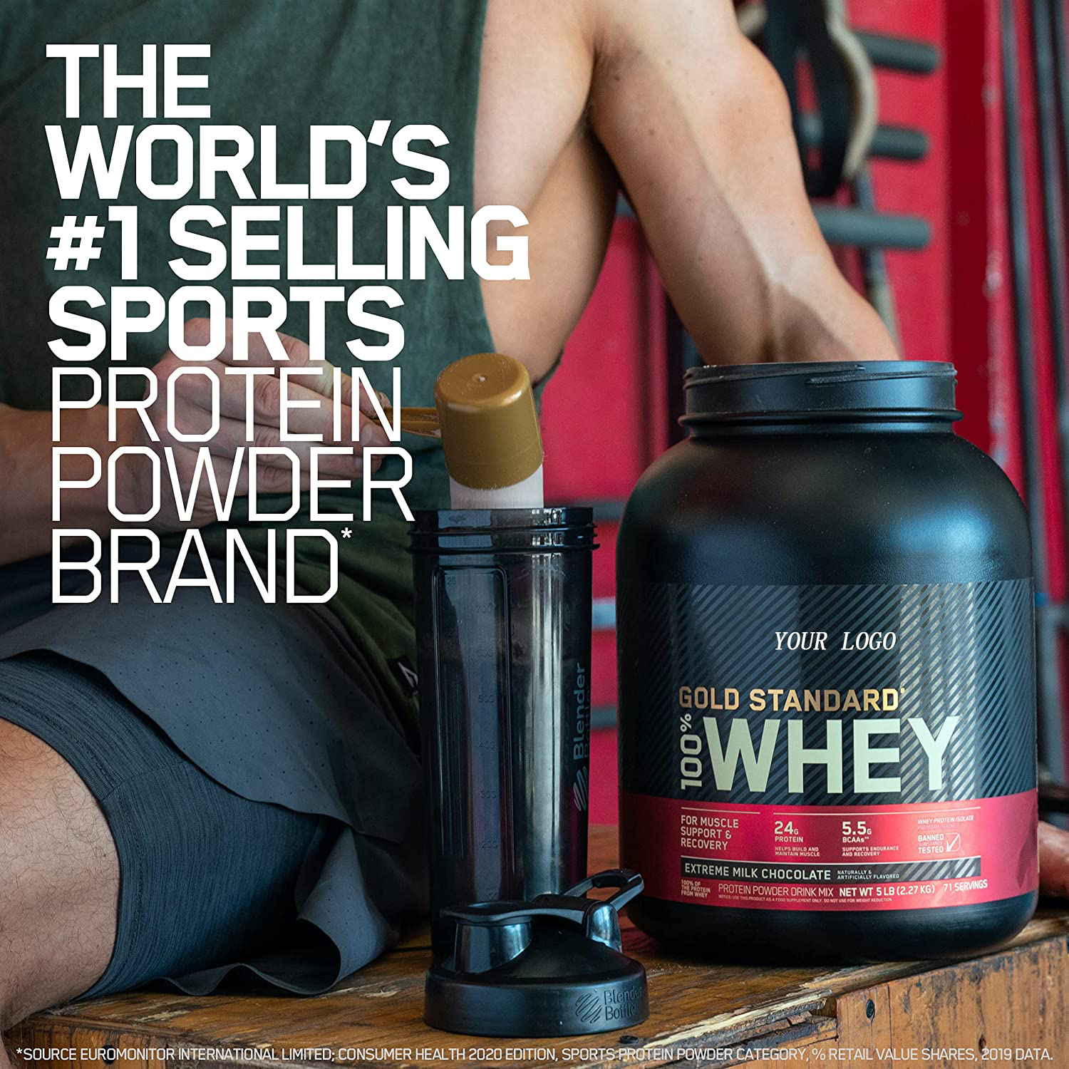 Private Label Optimum Nutrition Body Muscle Building Gold Standard 100% Whey Protein Powder Whey Protein Isolate Powder