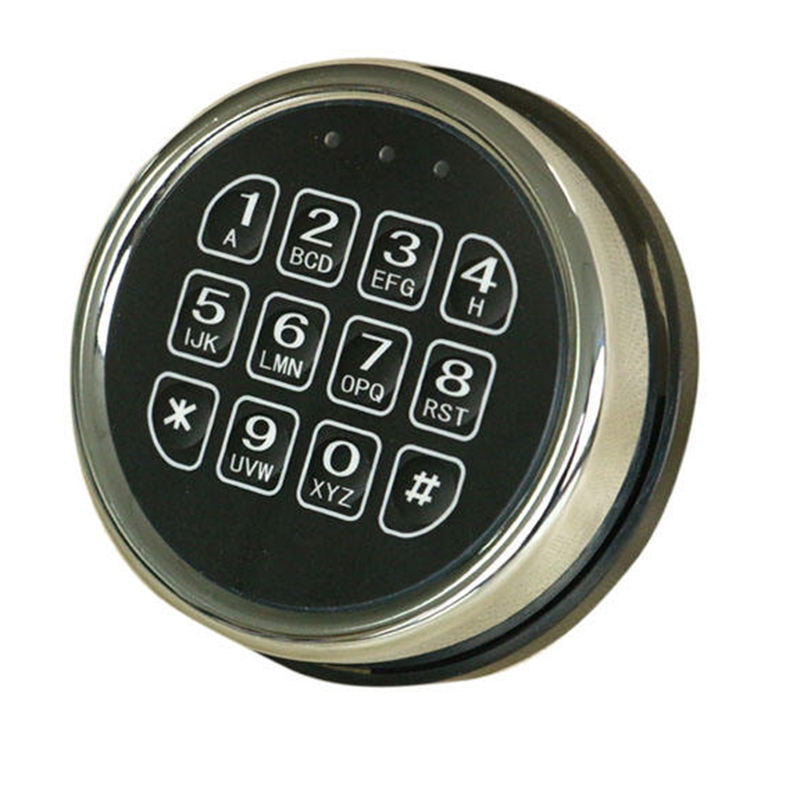 2024 factory price electronic round keypad digital safe box lock for safe deposit box