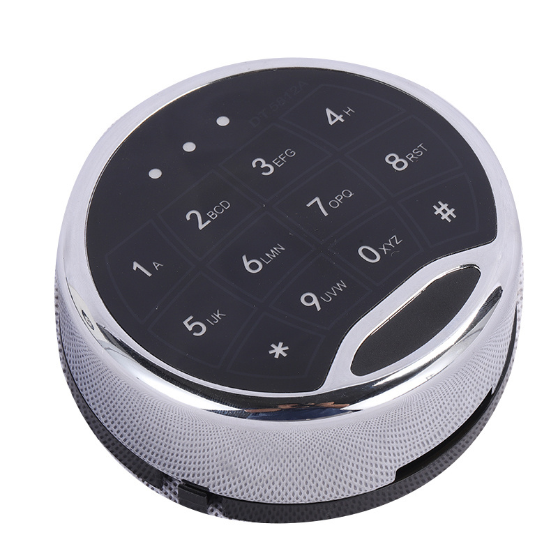 Top quality round shape keyless cabinet lock smart single password safe box lock