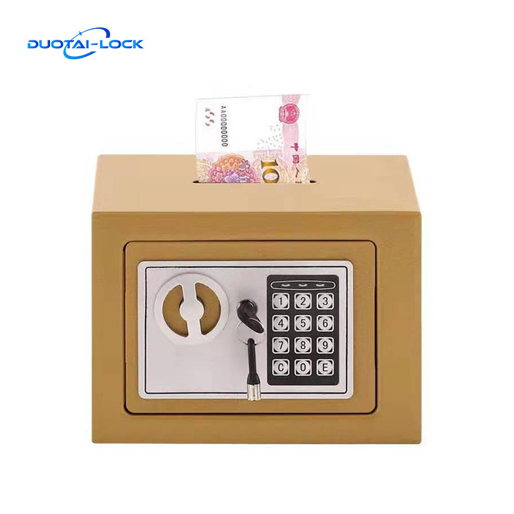 Steel durable gun money deposit key safe box/safe locker