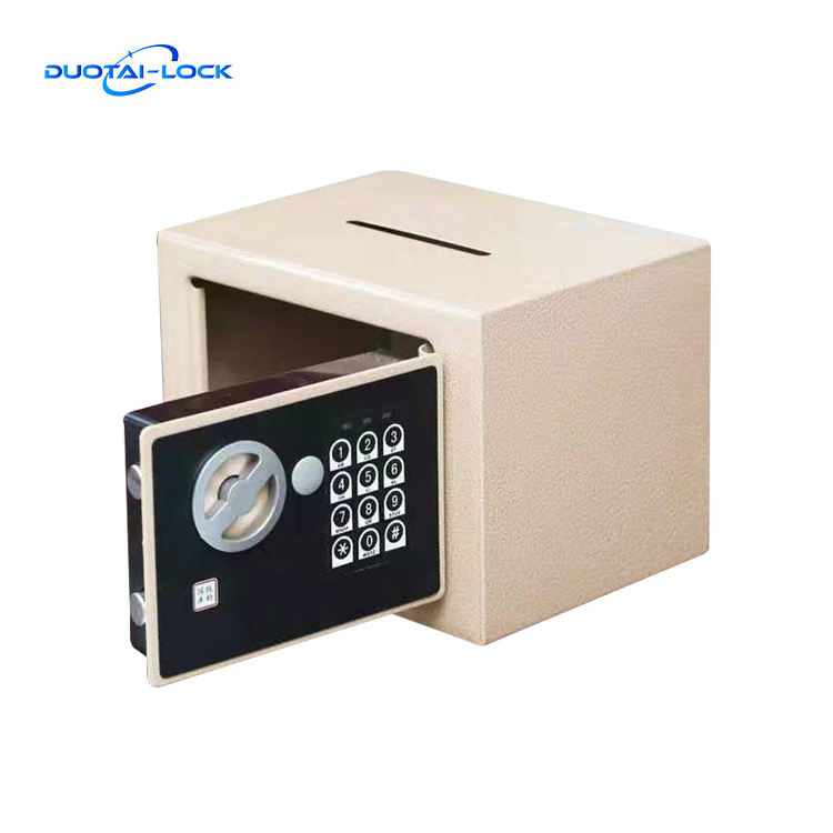 Steel durable gun money deposit key safe box/safe locker