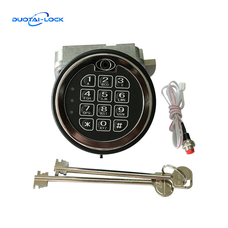 Electronic digital key combination lock for safe box safe cabinet