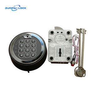 High Security Mechanical Digital Lock Electron Steel Safe Lock With Key