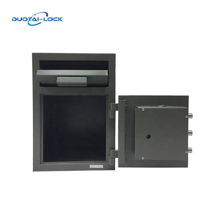 Professional Grade All steel Security  Bank Office Shop  Cash Money Drop Safe Deposit Box With Mechanical Key