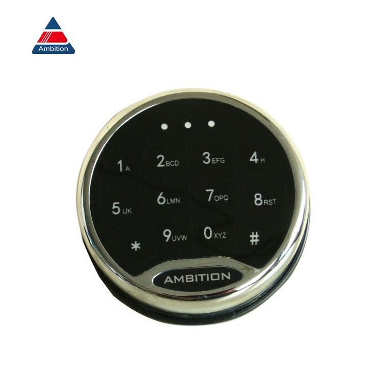 Cabinet black digital keypad combination lock