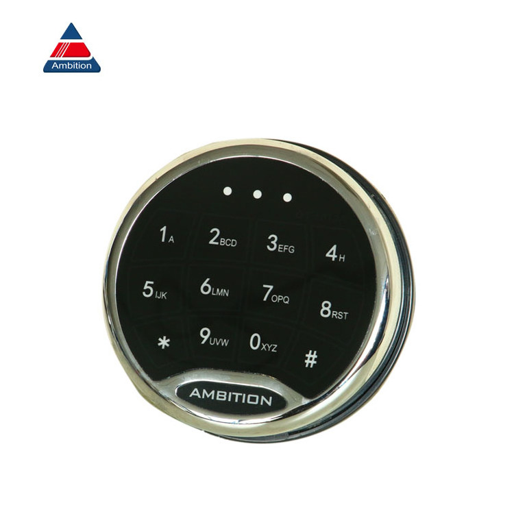 Cabinet black digital keypad combination lock