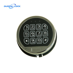 Silver electronic combination lock for safe box beach travel safe lock