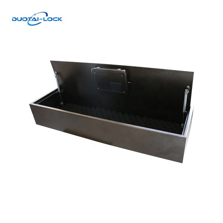 High quality  steel headrest carry gun cabinet car sead safe box with password electronic lock  and key