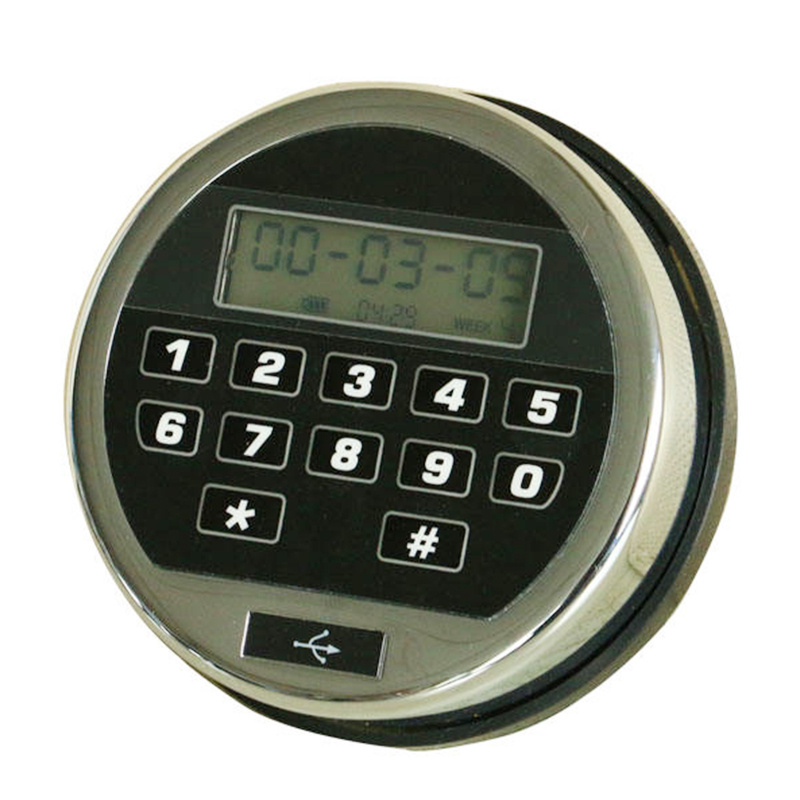 Kehong Silver Golden Color round shape  Bolt Electronic Smart Combination Lock For Cabinet Lockers