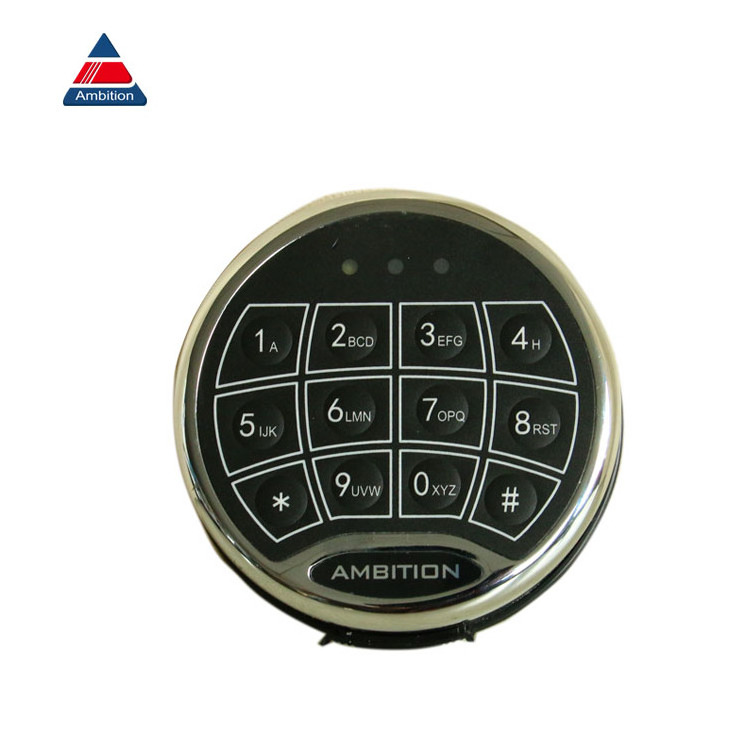 Black small gun electronic lock for safe cabinet safe lock parts