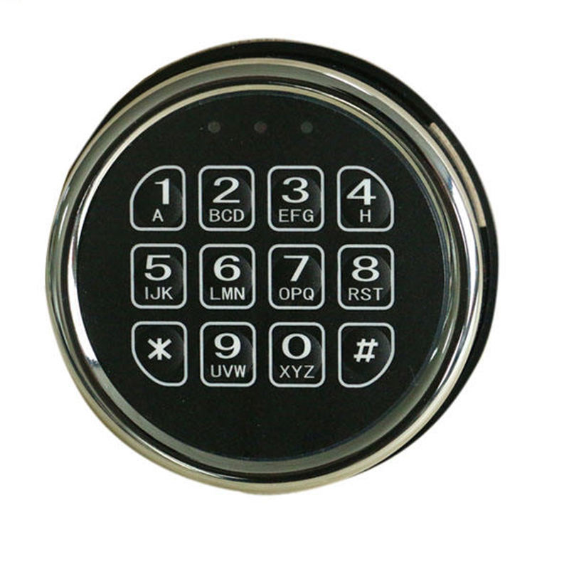 2024 factory price electronic round keypad digital safe box lock for safe deposit box