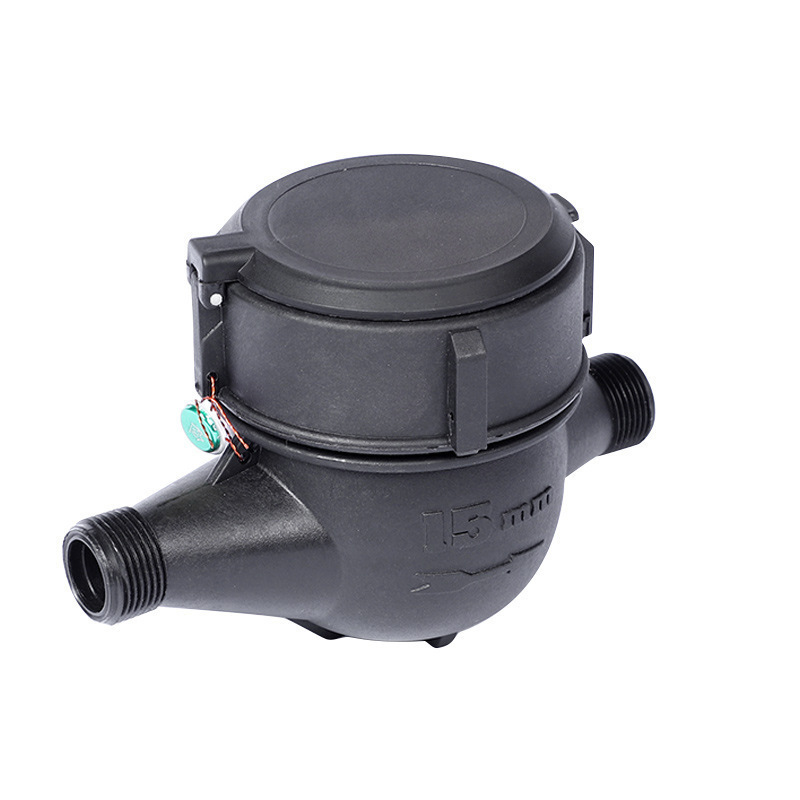 High-quality Multi Jet Dry Type Cold Black Nylon Plastic Water Meter