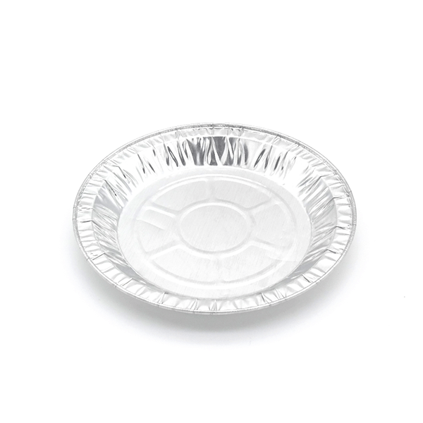 Aluminum disposable plates baking use round shallow aluminum foil pie pans food tray