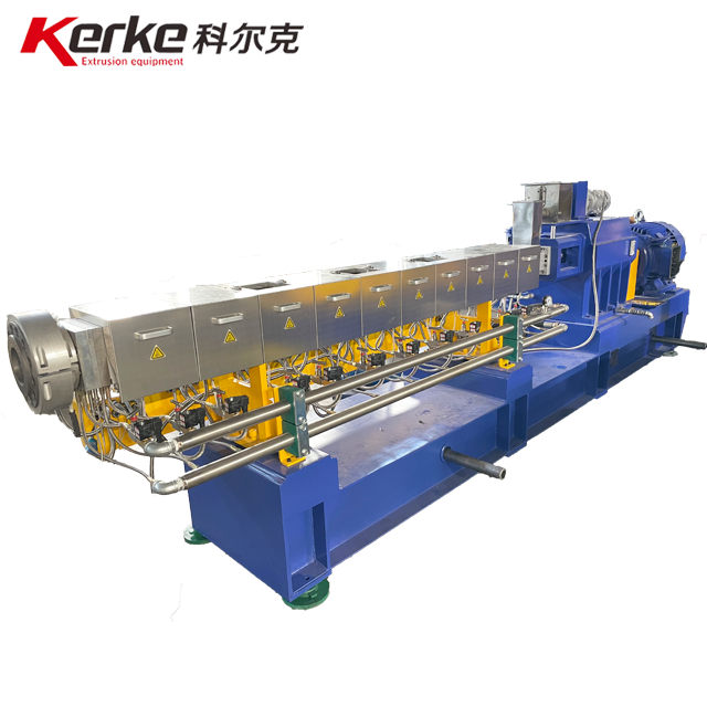 PLC filament extruder pvc stretch filmextrusion screw extruded co extrud monofilament machine