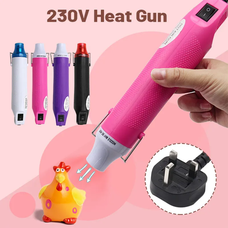 Factory wholesale 110V/220V mini heat gun hot air gun 300W hand held shrink wrapping machine heat gun