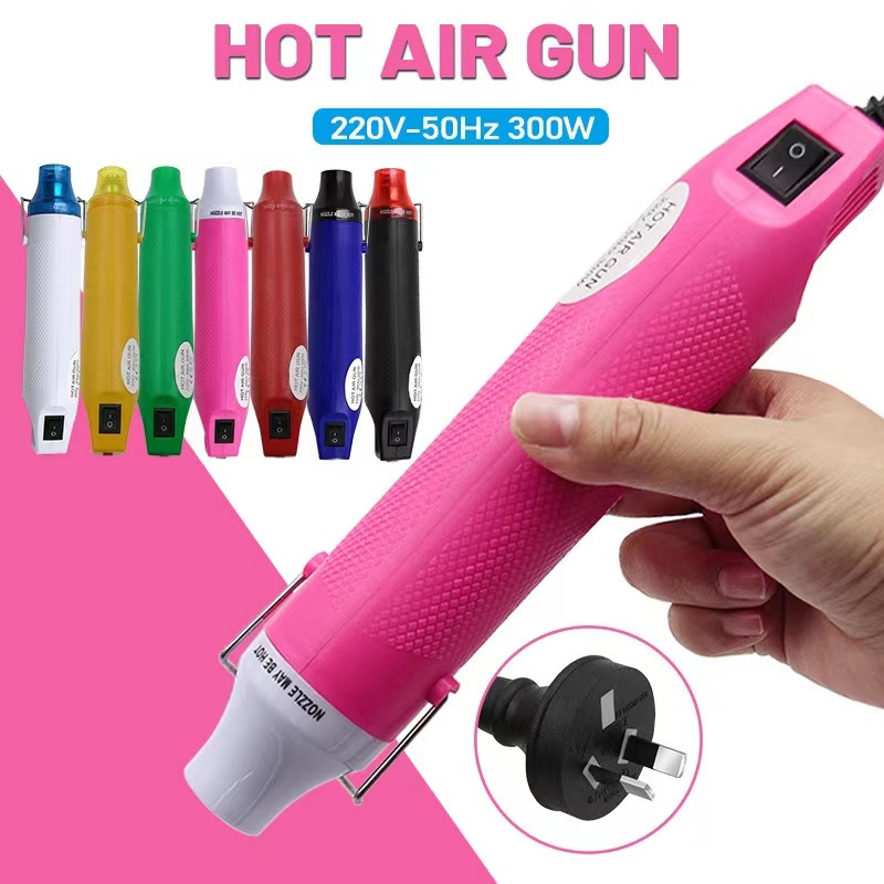 Mini Heat Gun Electric Phone Repair Heat Tool Compact Hot Air Gun for DIY Embossing Shrink Wrap Drying Paint 110V/220V