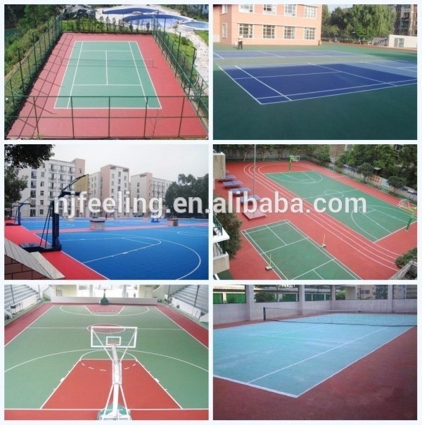 104 china manufacturer high quality tennis court flooring,sports surfacing,epdm rubber flooring  FN-PA-21050706