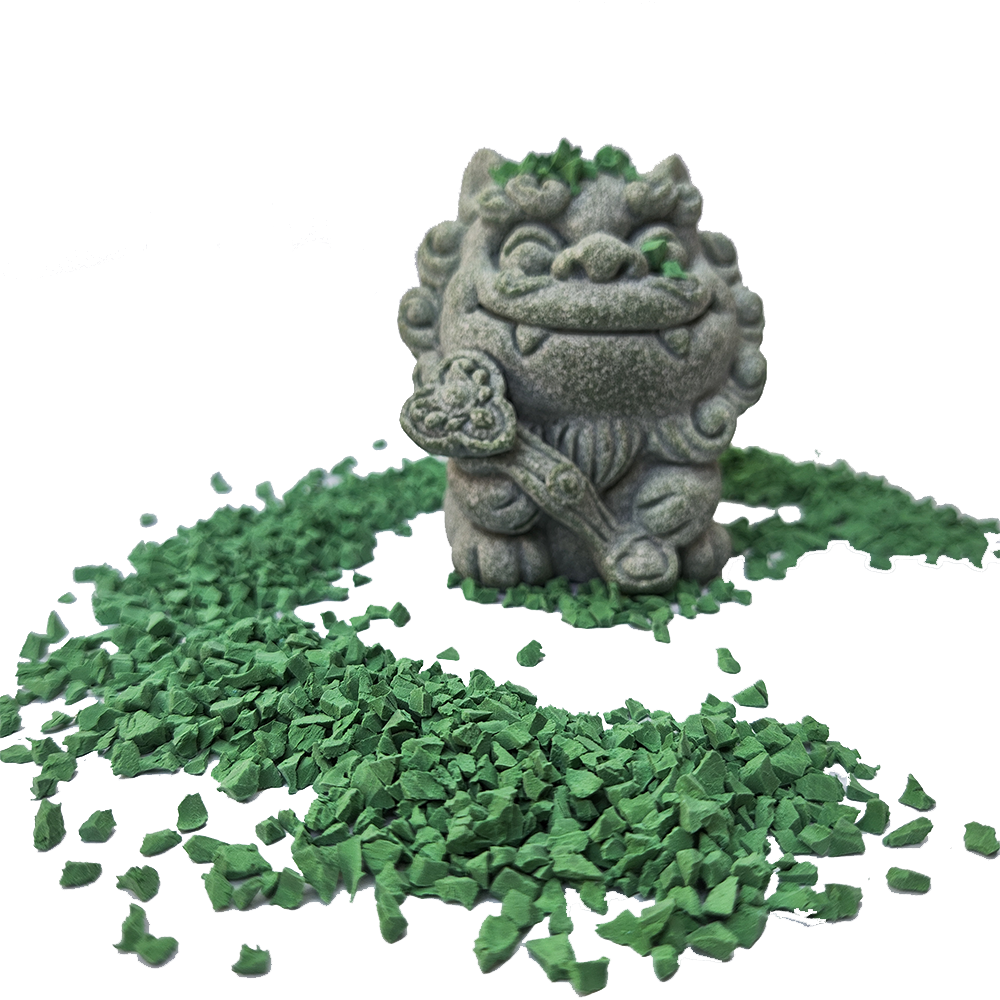 Green Color Rubber Granules For Artificial Grass Infills NFL-A-24010207