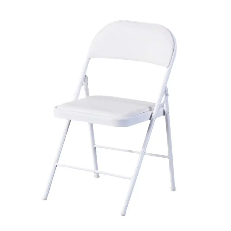 Cheap Commercial Stackable Black Metal Folding Chair for Wedding Party Events Home Office