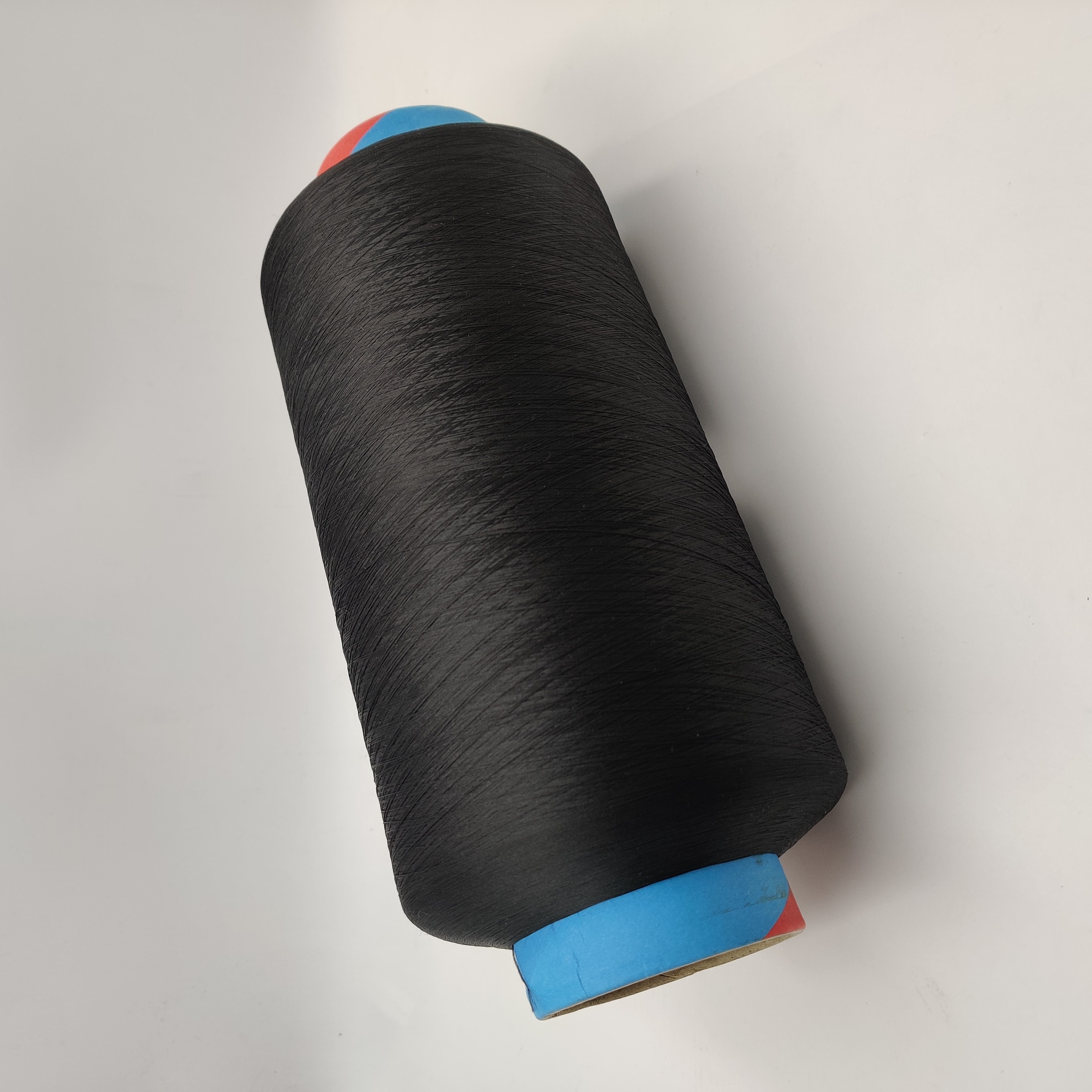 Factory Direct Sales 150d Ddb DTY Him Dope Dyed Black Recycle Polyester Textured Filament Yarn 150/1 black dty