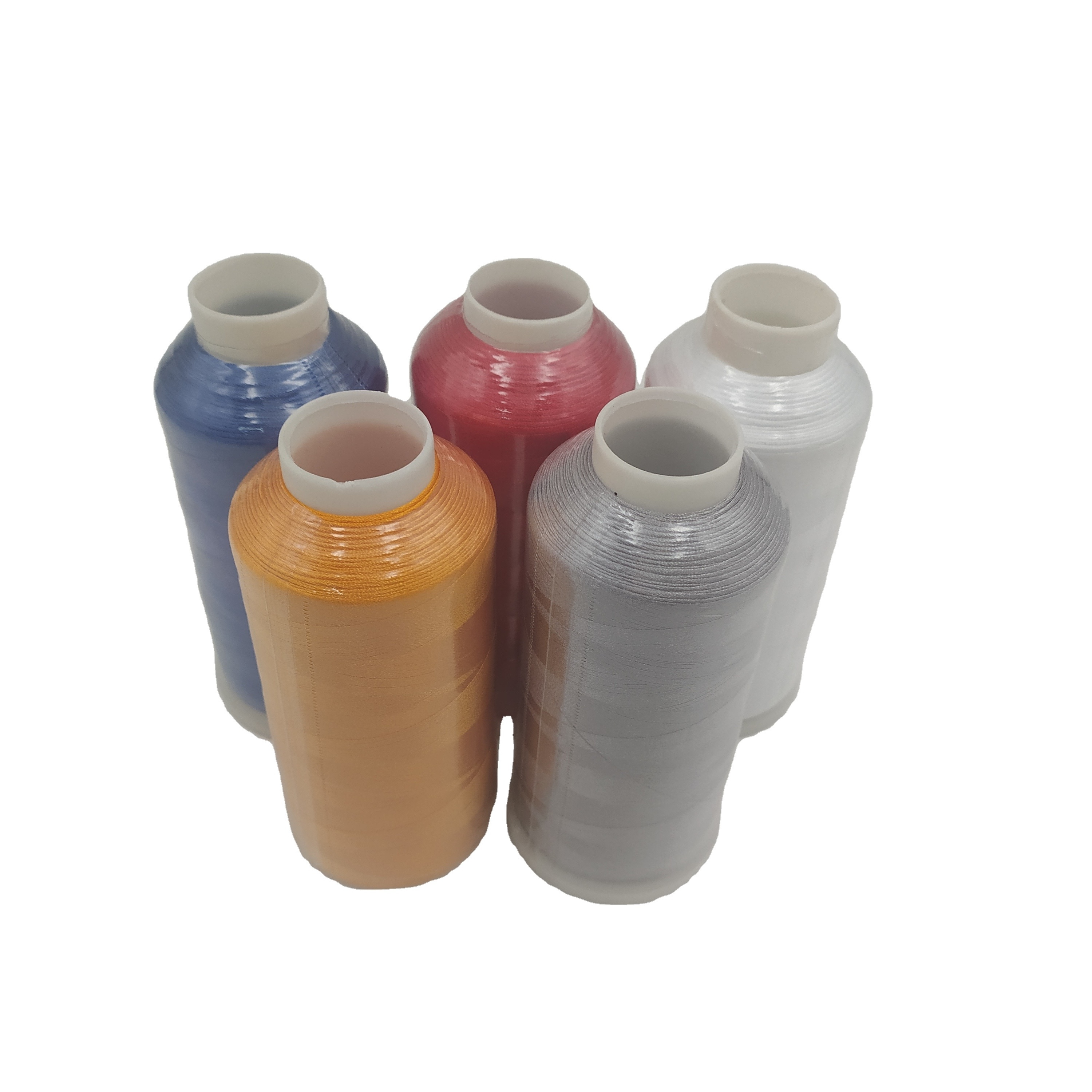 Competitive Price Stock floss dmc polyester bulk shining thread for embroidery