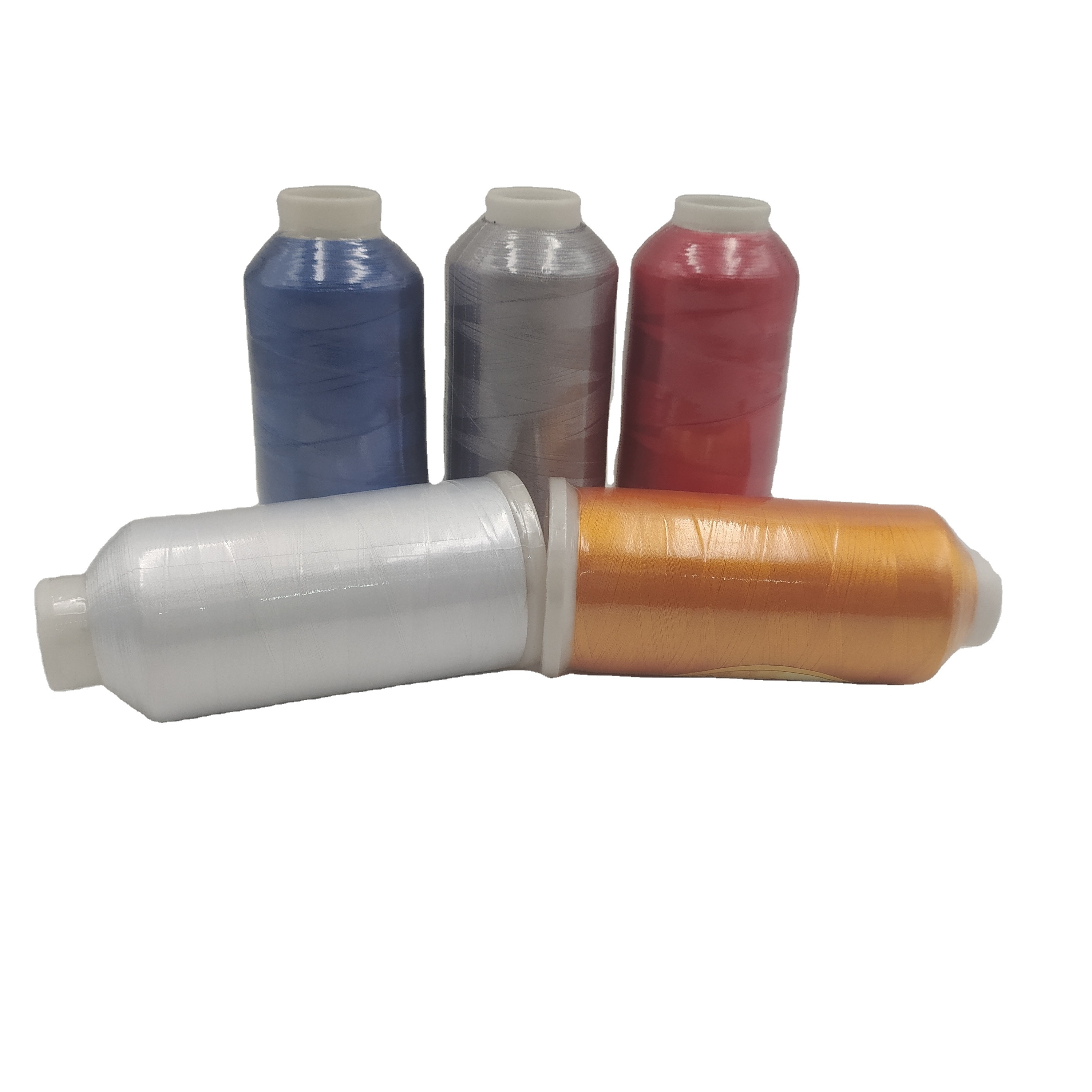 Competitive Price Stock floss dmc polyester bulk shining thread for embroidery