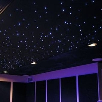 60cm*60cm RGBW LED starry sky tile fiber optic panel star ceiling light