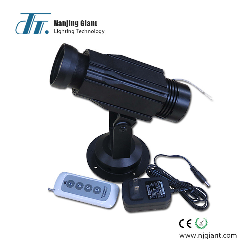 CE RoHS high bright indoor static gobo logo projector with 24w power