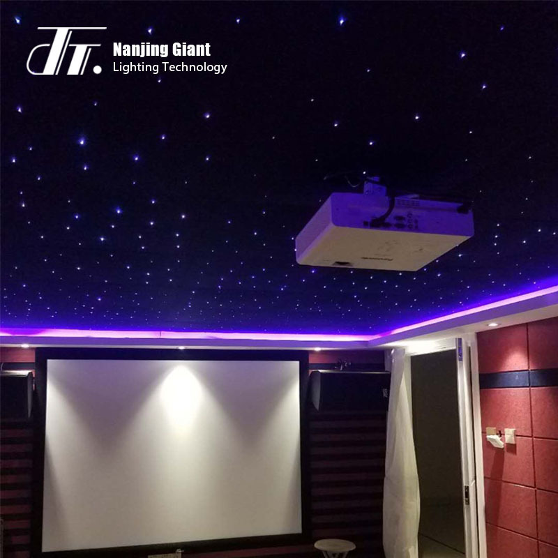 Modular Acoustic Polyester Fiber Optic Star Drop Ceiling False Panel/Tile