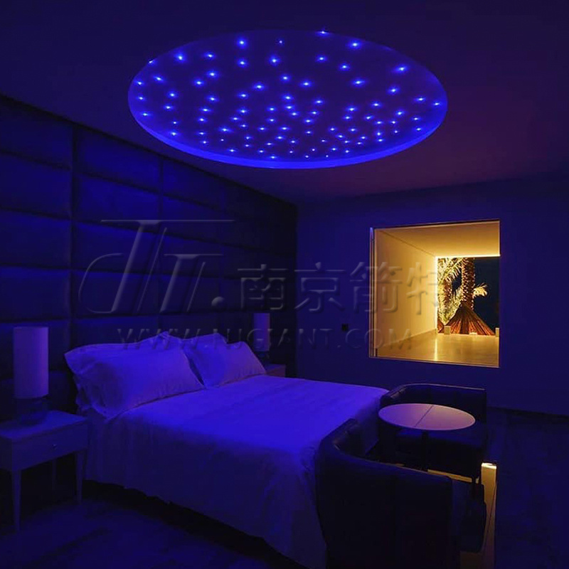 60cm*60cm RGBW LED starry sky tile fiber optic panel star ceiling light