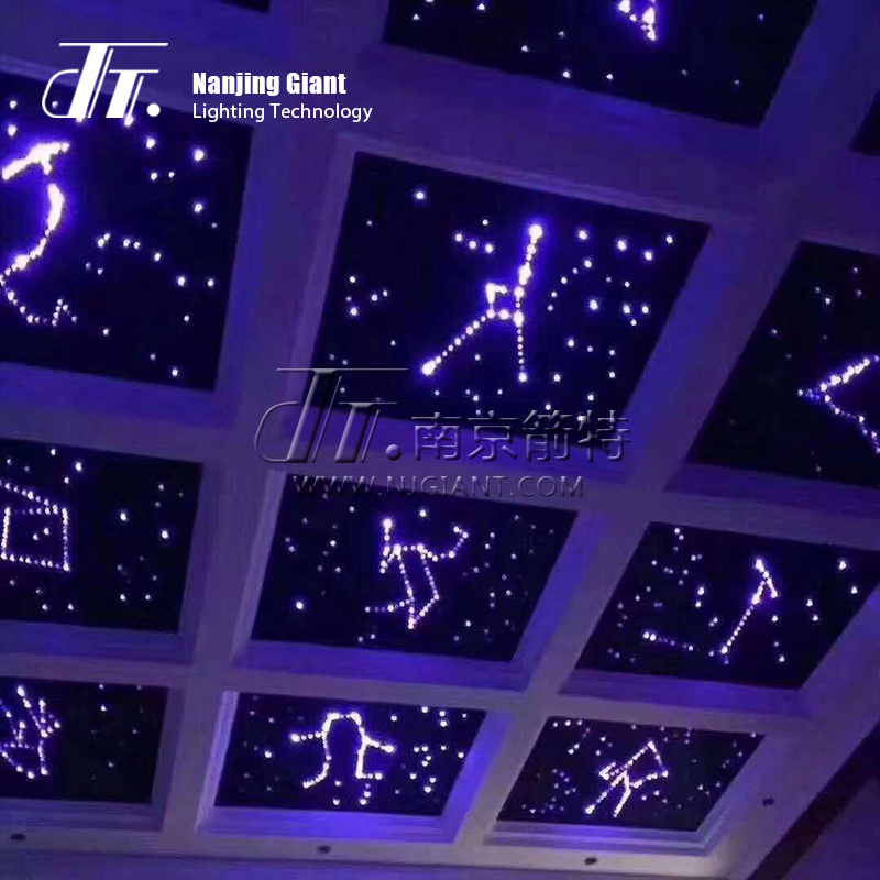 suspended ceiling fast delivery honeycomb panel with free design fiber optic star ceiling