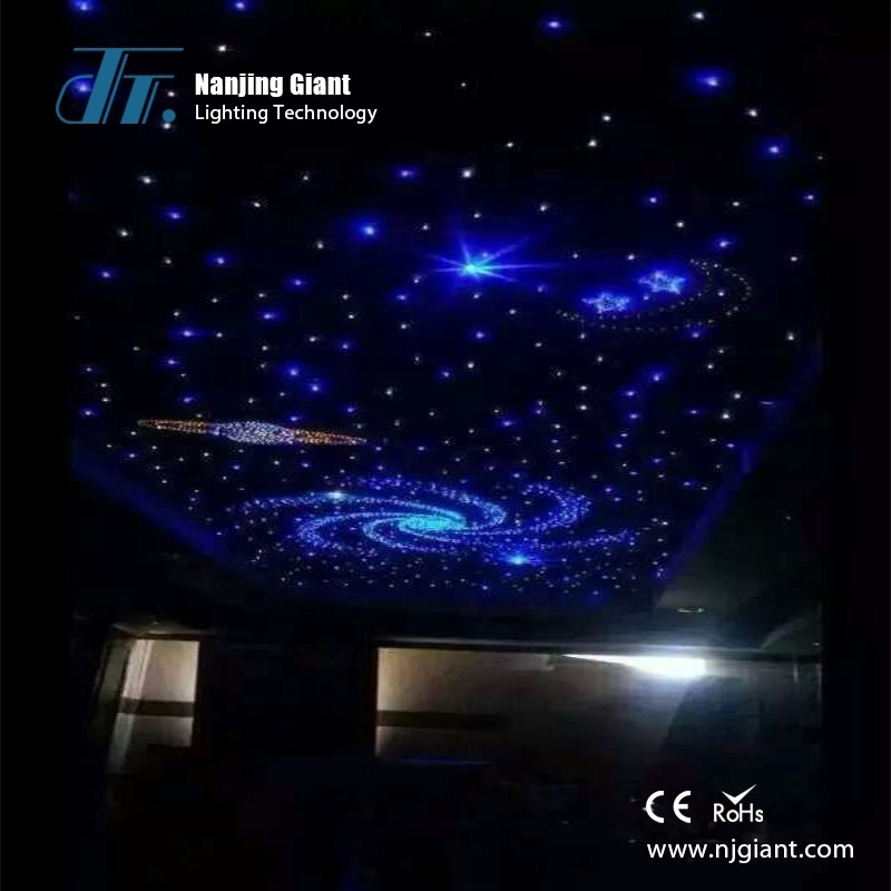 China Fiber Optic ceiling roof interior RGB starry sky ceiling light kit set for home theater