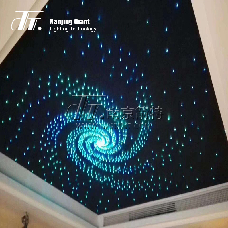 suspended ceiling fast delivery honeycomb panel with free design fiber optic star ceiling