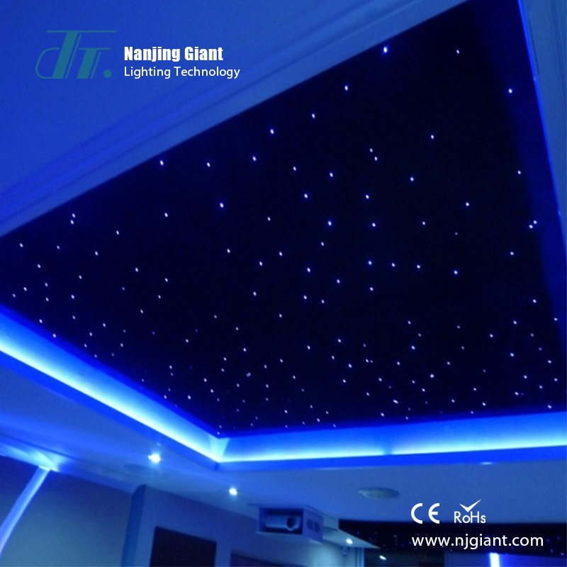 China Fiber Optic ceiling roof interior RGB starry sky ceiling light kit set for home theater