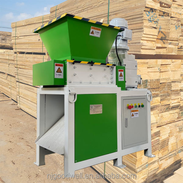 Food/kitchen/organic Waste Twin Shaft Shredder Machine Industrial Paper Shredders