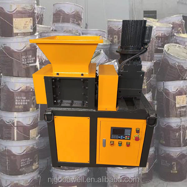 500 Model Double Shaft Textile Shredder/copper Cable Shredder Machine For Recycling