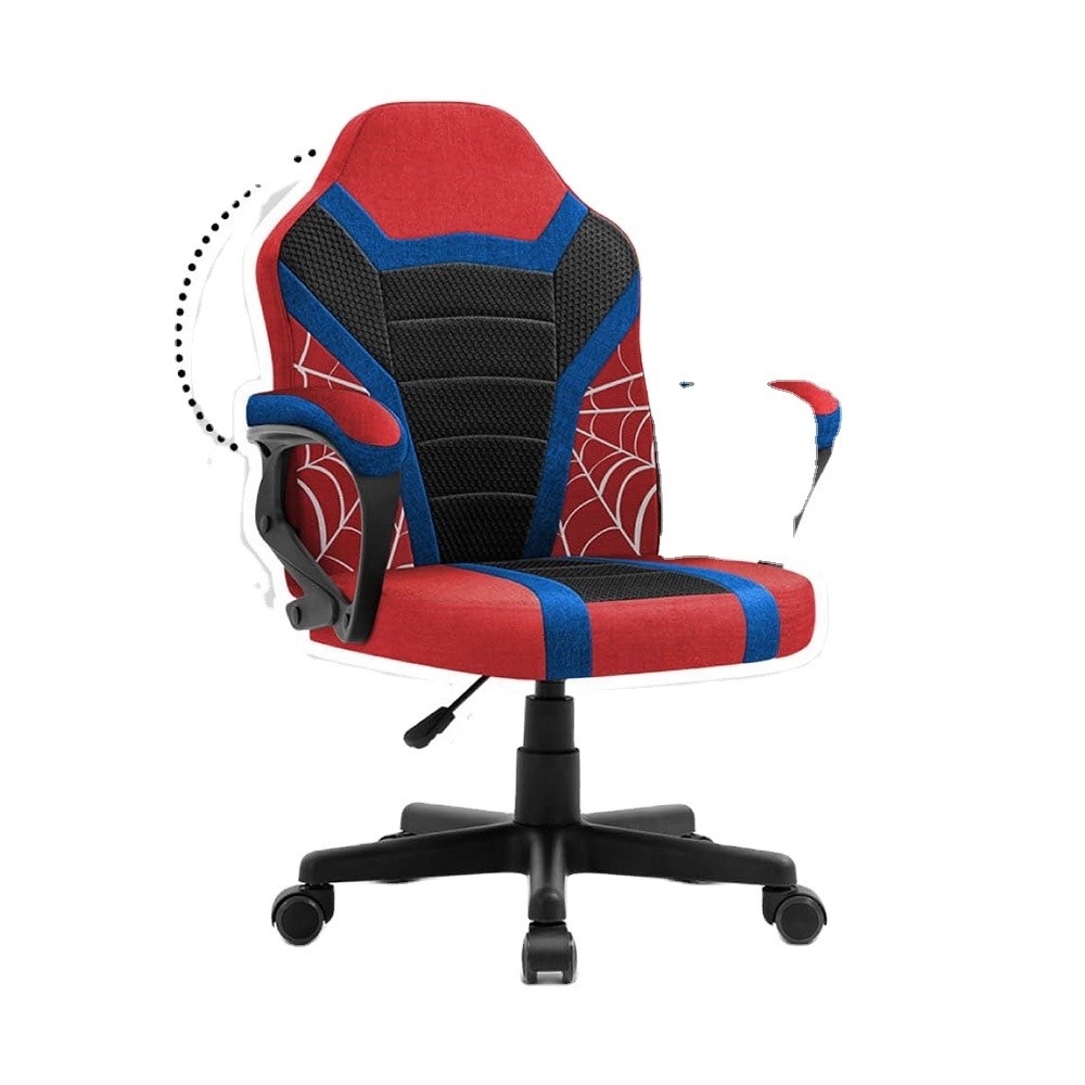 Wholesale New Spider Red Design Red Teen Kids Gamer Chair Silla Escritorio Ergonomic Office Chair Computer Racing Chairs