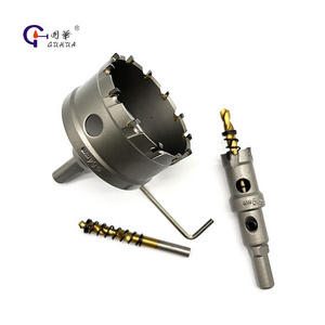 GuHua High Quality 16-200mm Core Drill Bit Alloy Hole Opener TCT Hole Saw Cutter