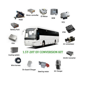 2024 Electric bus Conversion Kit Complete Set AC motor Electric Motor 120kw 4500rpm for 12-13 m bus