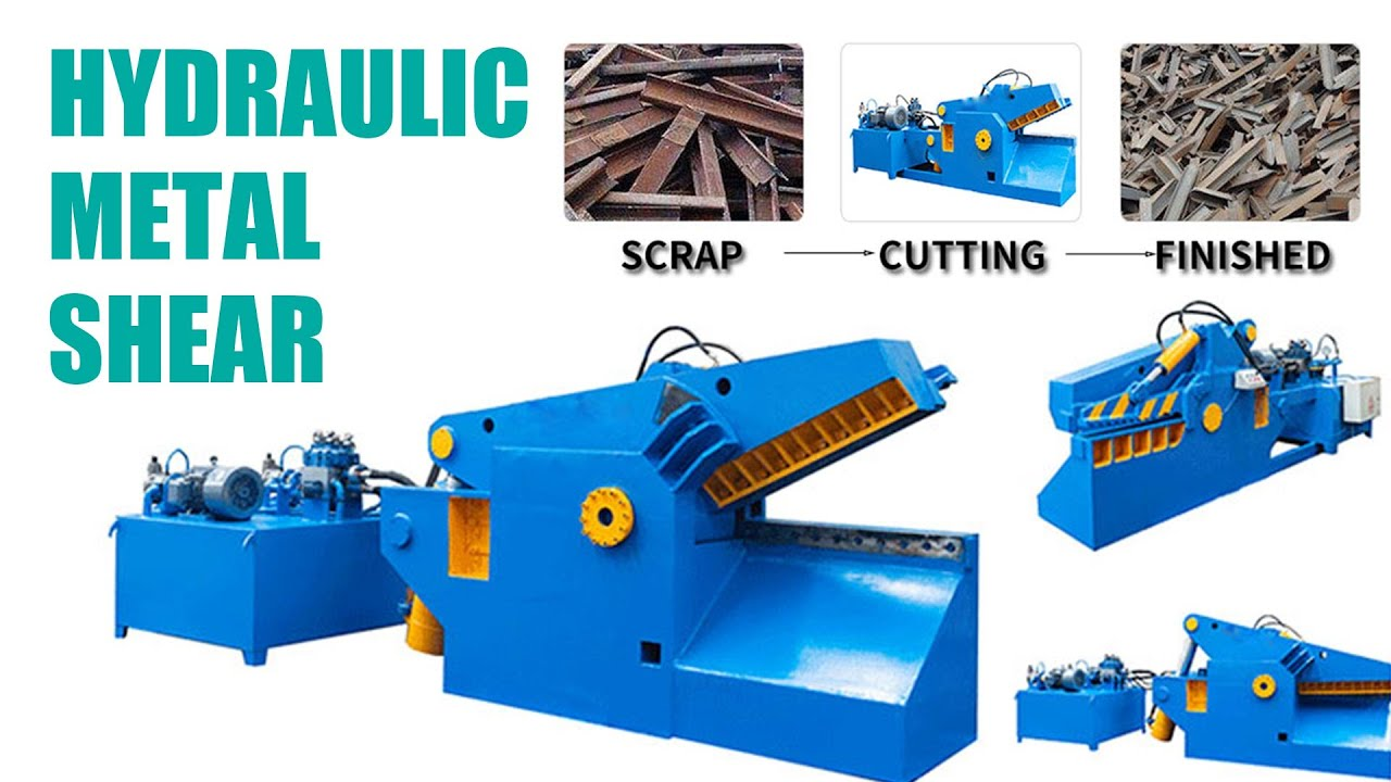 demolition waste aluminum 20T type guillot carbon steel Scrap metal sheet cutting hydraulic crocodile alligator shear machine