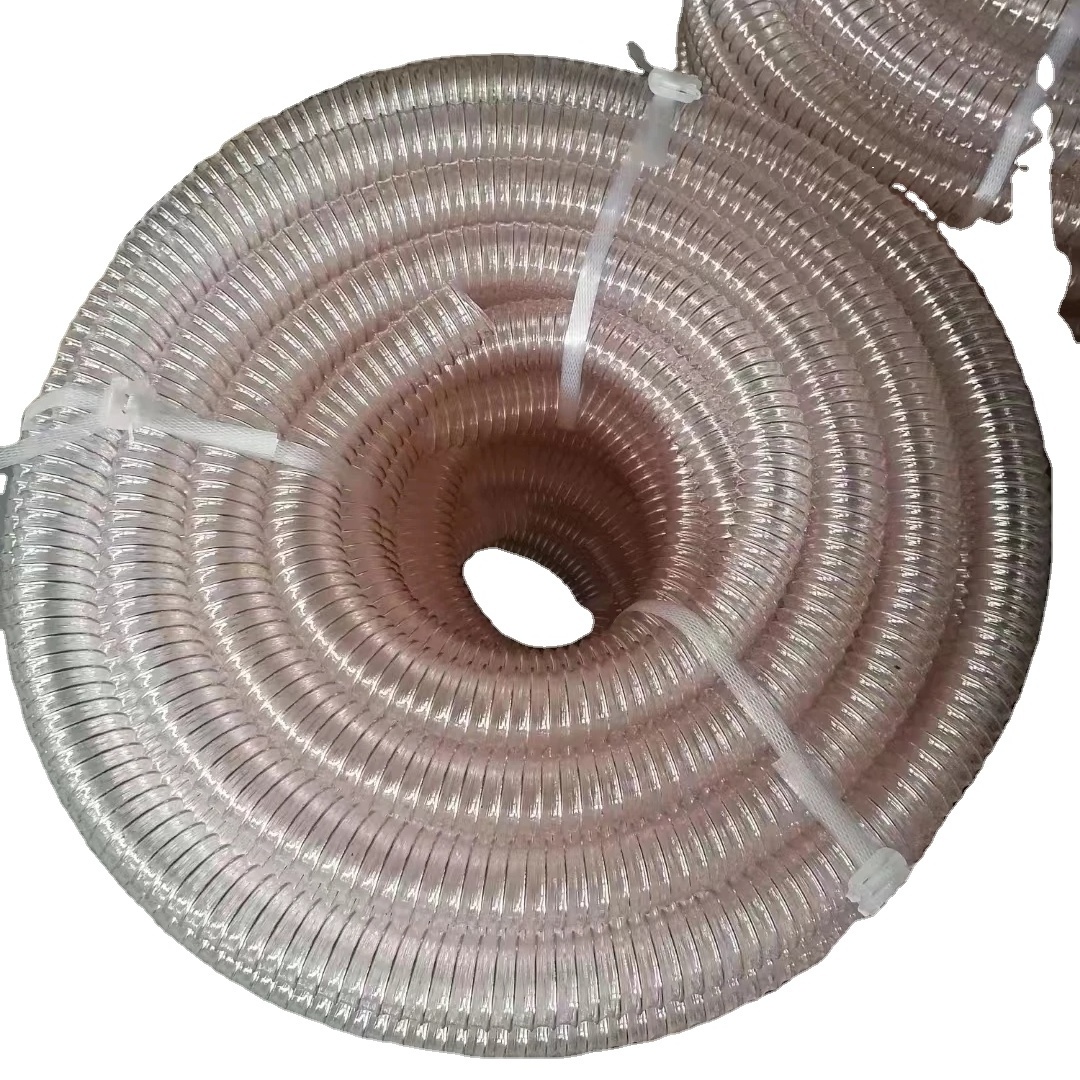 China PU Flexible Ducting Hose Urethane Hose Polyurethane Pipe PU Duct woodwork plastic hose